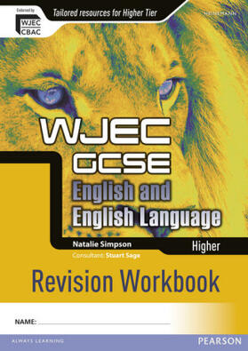 Simpson |  WJEC GCSE English and English Language Higher Revision Workbook | Buch |  Sack Fachmedien