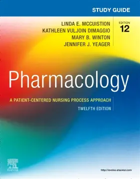 Yeager / Winton / Vuljoin DiMaggio |  Study Guide for Pharmacology | Buch |  Sack Fachmedien