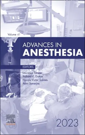 Torsher |  Advances in Anesthesia, 2023 | Buch |  Sack Fachmedien