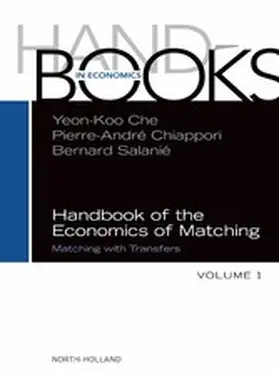 Che / Salanié |  Handbook of the Economics of Matching | eBook | Sack Fachmedien