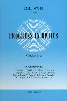  Progress in Optics | Buch |  Sack Fachmedien