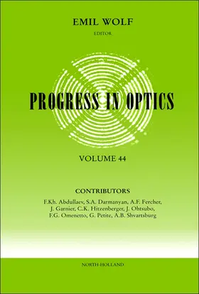  Progress in Optics | Buch |  Sack Fachmedien
