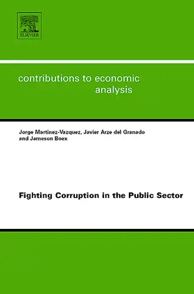 Martinez-Vazquez / Boex / Arze del Granado |  Fighting Corruption in the Public Sector | Buch |  Sack Fachmedien