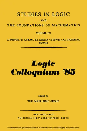  Logic Colloquium '85 | eBook | Sack Fachmedien
