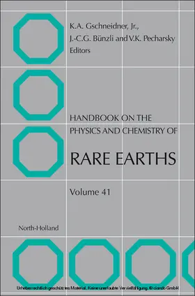  Handbook on the Physics and Chemistry of Rare Earths | eBook | Sack Fachmedien