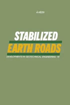 Kézdi |  Stabilized Earth Roads | eBook | Sack Fachmedien