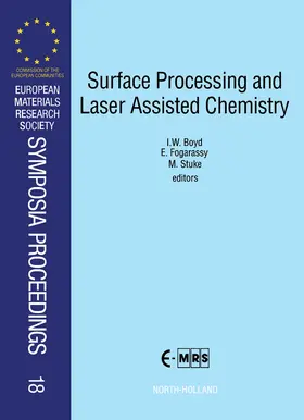 Fogarassy / Boyd / Stuke |  Surface Processing and Laser Assisted Chemistry | eBook | Sack Fachmedien