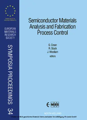 Crean / Stuck / Woollam |  Semiconductor Materials Analysis and Fabrication Process Control | eBook | Sack Fachmedien