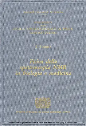 Maraviglia |  Physics of NMR Spectroscopy in Biology and Medicine | eBook | Sack Fachmedien
