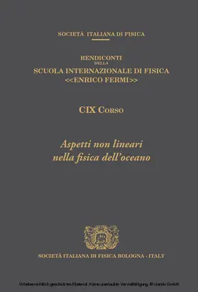 Osborne |  Nonlinear Topics in Ocean Physics | eBook | Sack Fachmedien