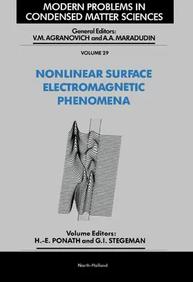 Ponath / Stegeman |  Nonlinear Surface Electromagnetic Phenomena | eBook | Sack Fachmedien