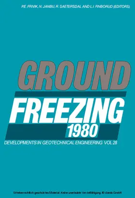 Frivik / Janbu / Saetersdal |  Ground Freezing 1980 | eBook | Sack Fachmedien