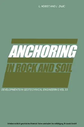 Hobst / Zajíc |  Anchoring in Rock and Soil | eBook | Sack Fachmedien