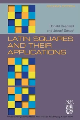 Keedwell / Dénes | Latin Squares and Their Applications | E-Book | sack.de