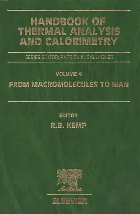 Kemp |  Handbook of Thermal Analysis and Calorimetry | Buch |  Sack Fachmedien