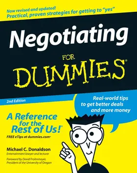 Donaldson | Negotiating for Dummies | Buch | 978-0-470-04522-0 | www2.sack.de