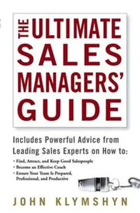 Klymshyn | The Ultimate Sales Managers' Guide | E-Book | sack.de