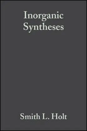 Holt |  Inorganic Syntheses, Volume 22 | eBook | Sack Fachmedien
