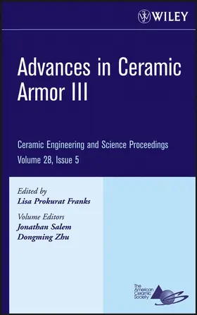 Franks |  Advances in Ceramic Armor III, Volume 28, Issue 5 | Buch |  Sack Fachmedien