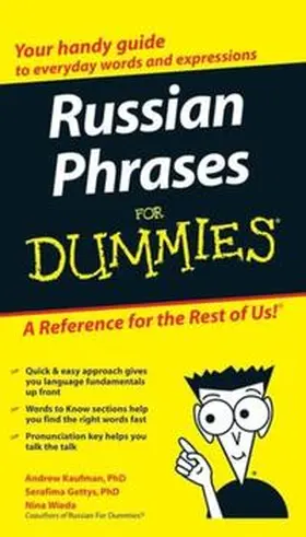Kaufman / Gettys / Wieda |  Russian Phrases For Dummies | eBook | Sack Fachmedien