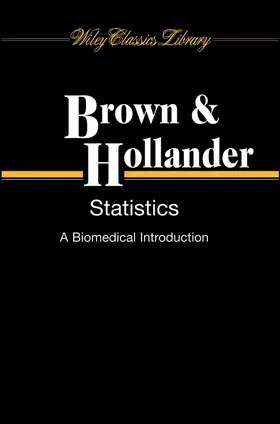 Brown / Hollander | Statistics | Buch | 978-0-470-25161-4 | sack.de