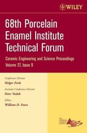 Faust |  68th Porcelain Enamel Institute Technical Forum, Volume 27, Issue 9 | eBook | Sack Fachmedien