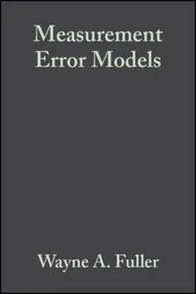 Fuller |  Measurement Error Models | eBook | Sack Fachmedien