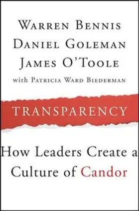 Bennis / Goleman / O'Toole |  Transparency | eBook | Sack Fachmedien