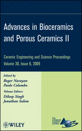 Narayan / Colombo | Advances in Bioceramics and Porous Ceramics II, Volume 30, Issue 6 | Buch | 978-0-470-45756-6 | sack.de