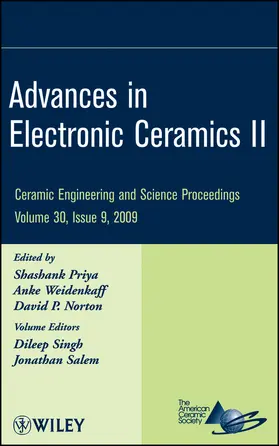 Priya / Weidenkaff / Norton |  Advances in Electronic Ceramics II, Volume 30, Issue 9 | Buch |  Sack Fachmedien