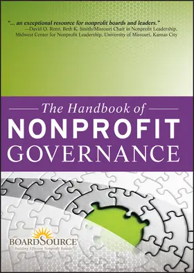 BoardSource | The Handbook of Nonprofit Governance | Buch | 978-0-470-45763-4 | sack.de