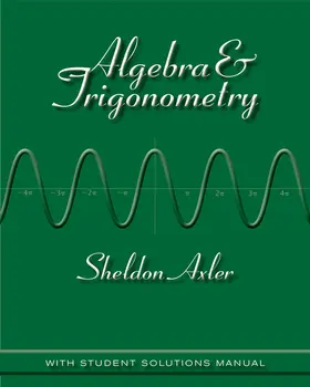 Axler |  Algebra & Trigonometry | Buch |  Sack Fachmedien