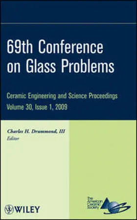 Drummond |  69th Conference on Glass Problems, Volume 30, Issue 1 | eBook | Sack Fachmedien