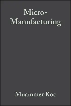 Koç / Özel |  Micro-Manufacturing | Buch |  Sack Fachmedien