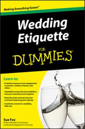 Fox |  Wedding Etiquette For Dummies | eBook | Sack Fachmedien