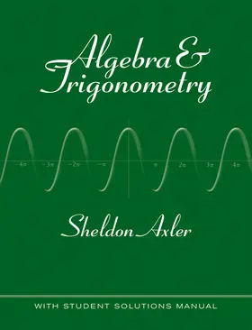 Axler |  Algebra & Trigonometry | Buch |  Sack Fachmedien