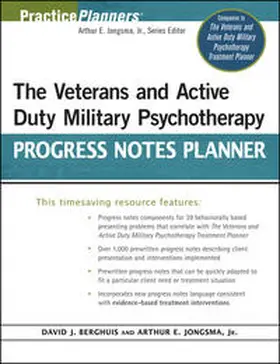Berghuis / Jongsma |  The Veterans and Active Duty Military Psychotherapy Progress Notes Planner | eBook | Sack Fachmedien