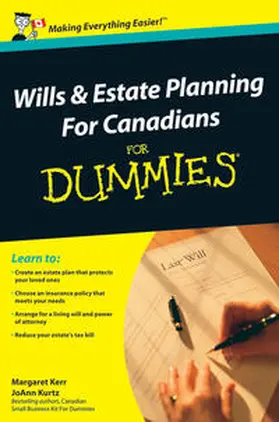 Kerr / Kurtz |  Wills and Estate Planning For Canadians For Dummies | eBook | Sack Fachmedien