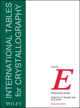 Kopský / Litvin |  International Tables for Crystallography, Volume E | Buch |  Sack Fachmedien