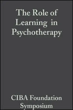 Porter |  The Role of Learning in Psychotherapy | eBook | Sack Fachmedien
