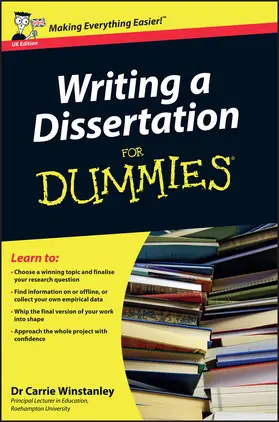 Winstanley |  Writing a Dissertation for Dummies, UK Edition | Buch |  Sack Fachmedien