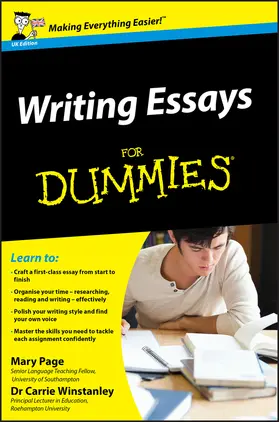 Page / Winstanley |  Writing Essays for Dummies, UK Edition | Buch |  Sack Fachmedien