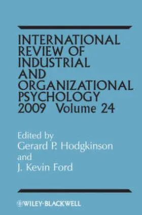 Hodgkinson / Ford |  International Review of Industrial and Organizational Psychology, 2009 Volume 24 | eBook | Sack Fachmedien