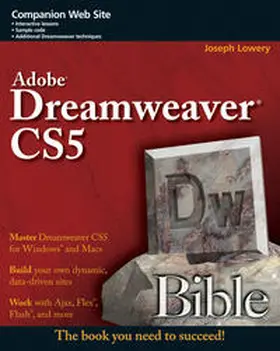 Lowery |  Adobe Dreamweaver CS5 Bible | eBook | Sack Fachmedien
