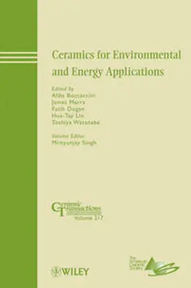 Boccaccini / Singh / Marra |  Ceramics for Environmental and Energy Applications | eBook | Sack Fachmedien