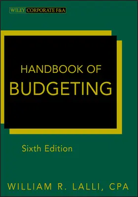 Lalli |  Handbook of Budgeting | Buch |  Sack Fachmedien