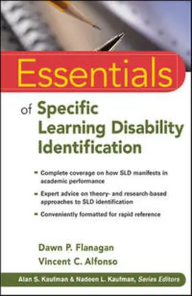 Flanagan / Alfonso |  Essentials of Specific Learning Disability Identification | eBook | Sack Fachmedien