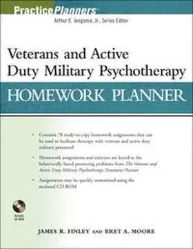 Finley / Moore |  Veterans and Active Duty Military Psychotherapy Homework Planner | eBook | Sack Fachmedien