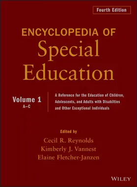 Reynolds / Vannest / Fletcher-Janzen |  Encyclopedia of Special Education, Volume 1 | Buch |  Sack Fachmedien
