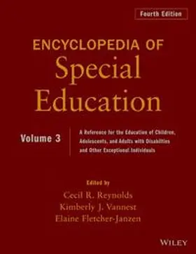 Reynolds / Vannest / Fletcher-Janzen |  Encyclopedia of Special Education, Volume 3 | Buch |  Sack Fachmedien